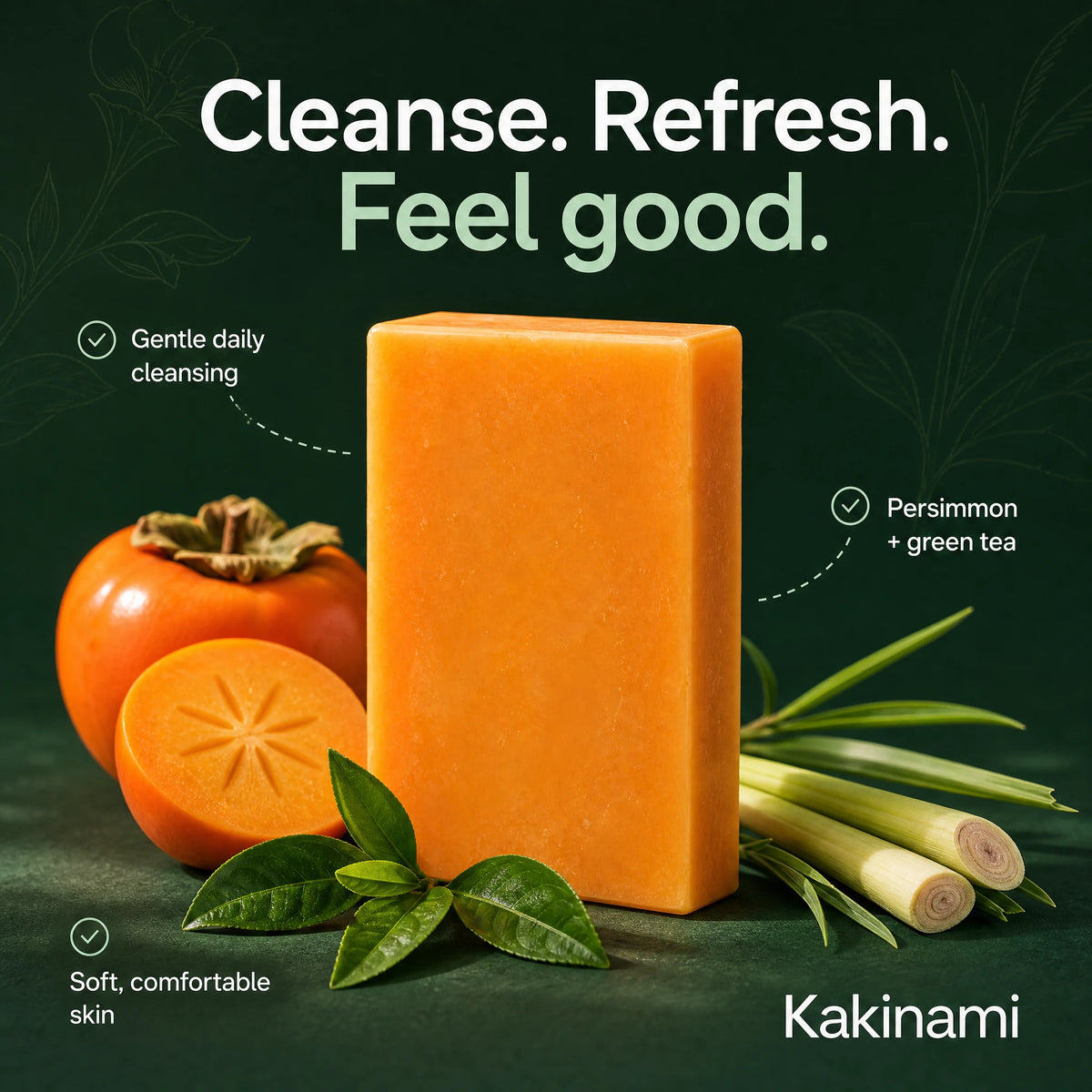 Kakinami Persimmon Soap
