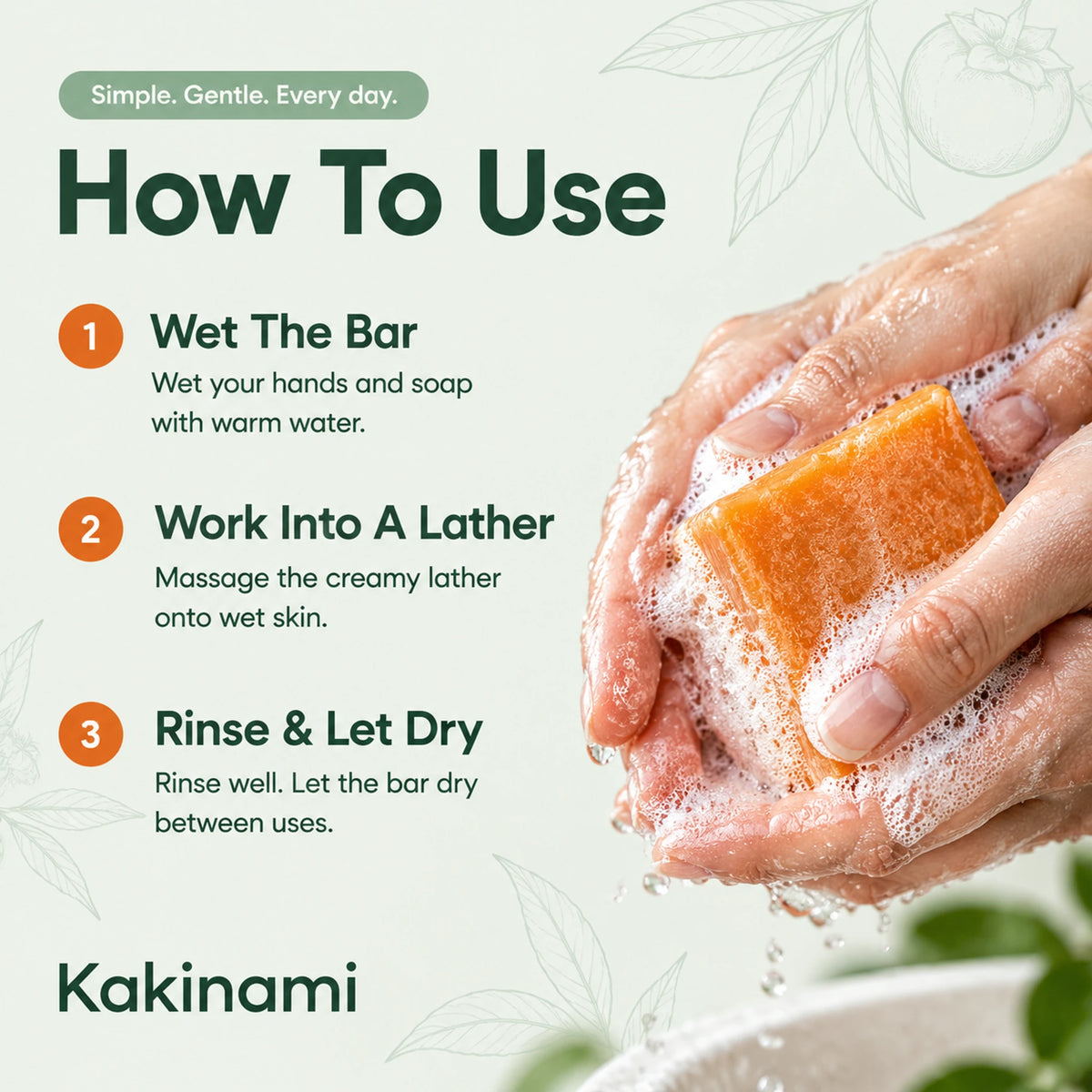 Kakinami Persimmon Soap