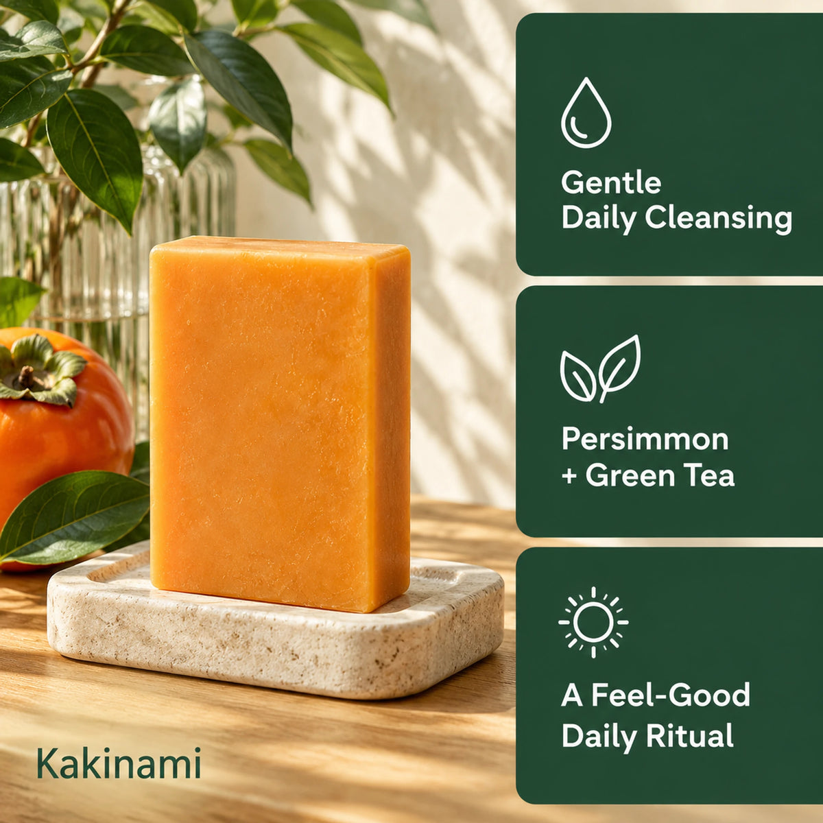 Kakinami Persimmon Soap